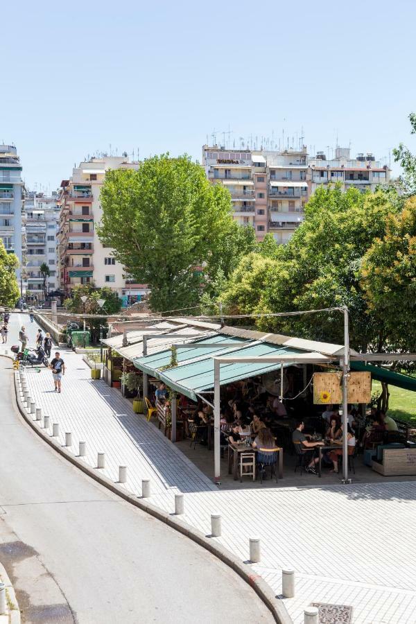 The Corner Suite In Historical Center Tesalonika Bagian luar foto